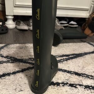 Clarks Black Rain Boots